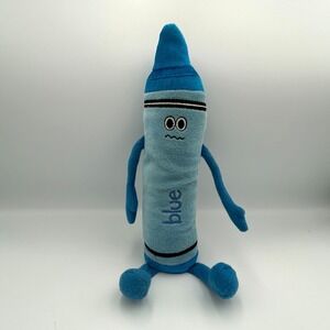 Kids Preferred Blue Crayon Beanbag Plush 12 Inch Color Toy 2017‎ RARE